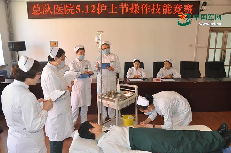 武警吉林总队医院“五个一”活动庆祝国际护士