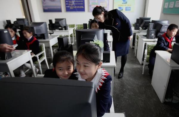 朝鲜小学设IT科目，教授计算机网络操作技能