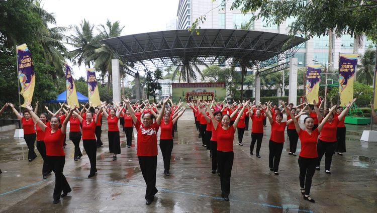 2019年海口市全民健身运动推广季活动之广场舞展