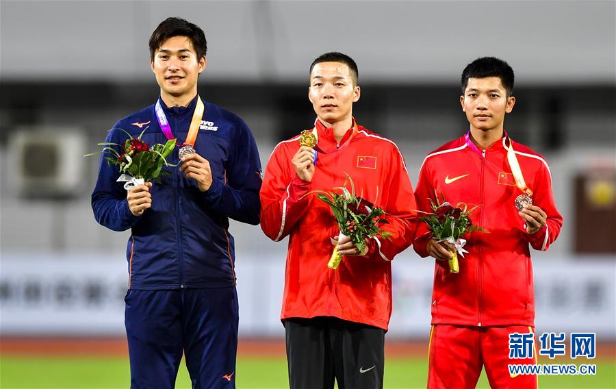 （体育）（1）田径——亚洲大奖赛：吴志强男子100米夺冠