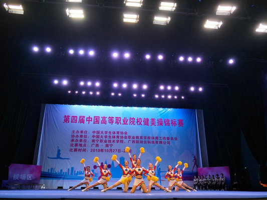 泸州职业技术学院健美操代表队参加第四届中国高职院校健美操锦标赛获佳绩