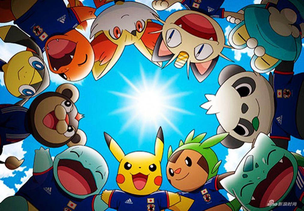 皮卡丘和其他十种宝可梦被选为2014年巴西世界杯日本官方吉祥物