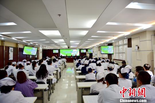 陕西省肿瘤医院创建陕西省首家“无呕医院”。　汤宾 摄