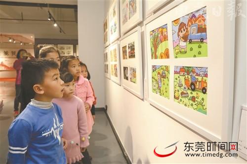 庆祝改革开放40周年全国少年儿童优秀图文创作大赛联展在莞举行