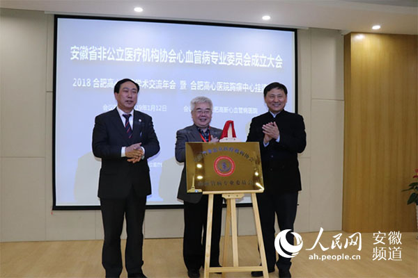 安徽省非公立医疗机构协会心血管病专业委员会成立