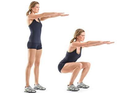塑形第一动作深蹲：可以瘦腿，也可以增加肌肉，好处多多