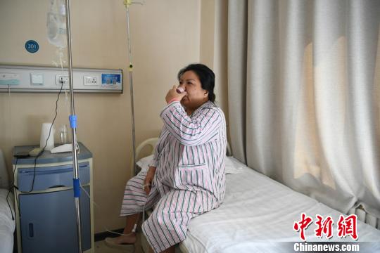 刘振红在医院顺利完成手术。　张瑶 摄